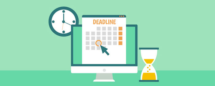 Deadlines | Debitam - Online Account Filing
