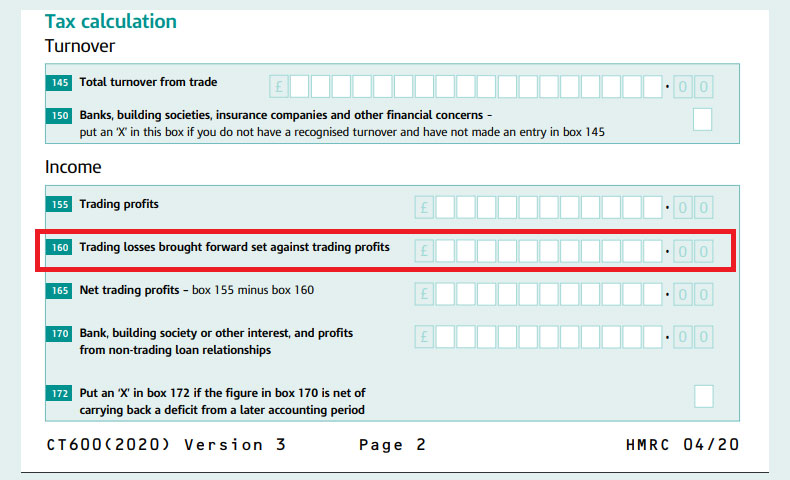 Corporation tax and trading losses | Debitam - Online Account Filing